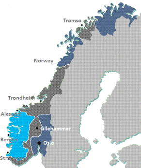 Norwegian dialects in Norway